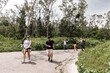 © ADDICTIVE STOCK - Mexican hikers enjoying a lively day out in nature