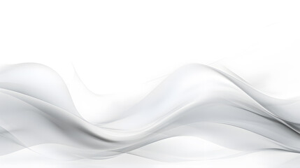 Sticker - White abstract wave background with white background	