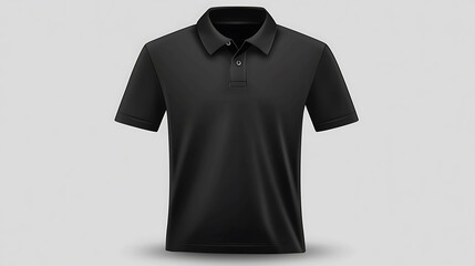 Wall Mural - A black polo shirt.