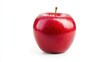 © W. Thienthongthai - A single bright red apple with a glossy finish, isolated on a white background.