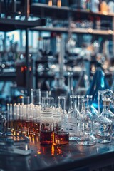 Wall Mural - A collection of glasses and cups sitting on a countertop