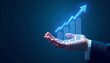 © SwathiFX - Hand holding a 3D growth chart