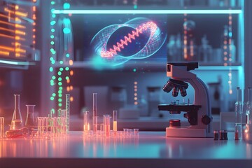 Aufkleber - Scientific Exploration with Modern Laboratory Equipment