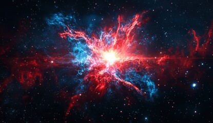 Wall Mural - Cosmic Explosion.