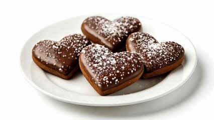 Canvas Print -  Chocolate hearts a sweet treat for any occasion