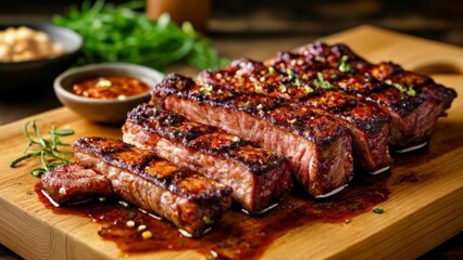 Sticker -  Deliciously grilled steak ready to be savored