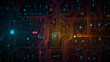 © Hasan - Abstract circuit cyberspace design