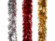 © Medard - Collection set of christmas tinsel isolated on transparent or white background