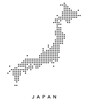 © Borhan - Dotted Map of Japan