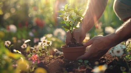 Wall Mural - Planting New Life