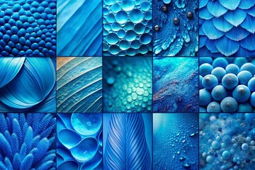 Abstract Blue Textures for Creative Backgrounds, Design Projects, and Digital Artworks or Websites