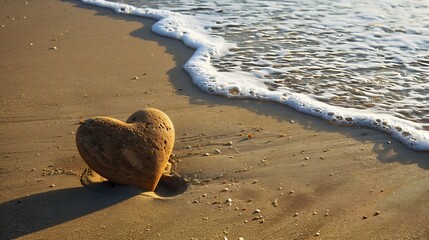 heart in the sand