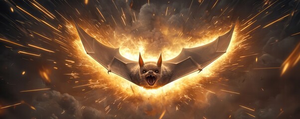 Bat in Explosion.