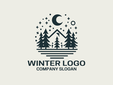 Winter logo design