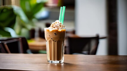 Sticker -  Sip into summer with a refreshing iced coffee