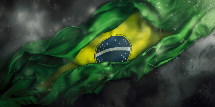 Brazil flag illustration