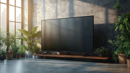 Modern Black TVs Isolated on Transparent Background for Versatile Use in Design Projects