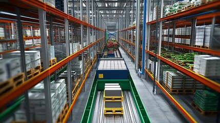Poster - A large-scale agricultural industry revolutionizing farming with modern innovations
