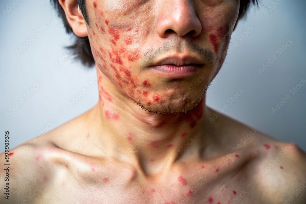 Sepsis Rash Leg Close-up Images of Sepsis Skin Rash Demonstrating Symptoms and ...