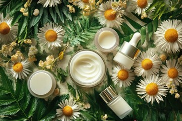 Face cream cream white skin care products - generative ai