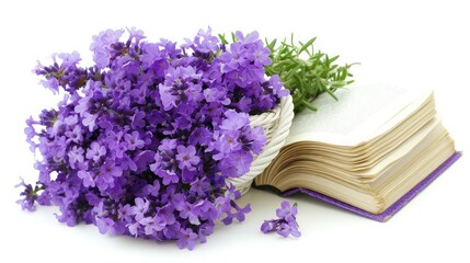 Sticker - A 30-centimeter tall lavender flower bouquet 