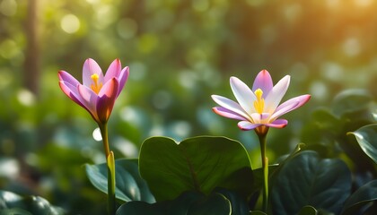 Vibrant Bloom of Purple Water Hyacinth Flowers Gracefully Floating in a Serene Pond