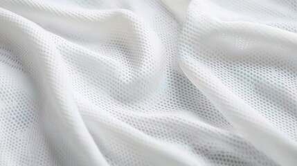 Wall Mural - Soft White Mesh Fabric Texture for Background Design