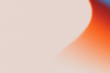 Wall Mural - retro vibrant gradient background with grainy texture, orange wallpaper, fluid wave backdrop