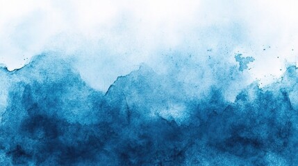 Wall Mural - Blue Watercolor Texture for Background Design