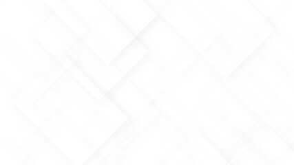 Poster - Gray and white geometric shape seamless architecture geometry tech abstract subtle background vector illustration. Abstract white and gray background with space for concept design technology.