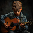 © Pavel - boy playing guitar