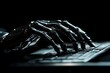 © Maryna - A robotic hands types on a keyboard, symbolizing the seamless integration of artificial intelligence and human ingenuity.