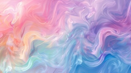 Canvas Print - Abstract Swirling Colors