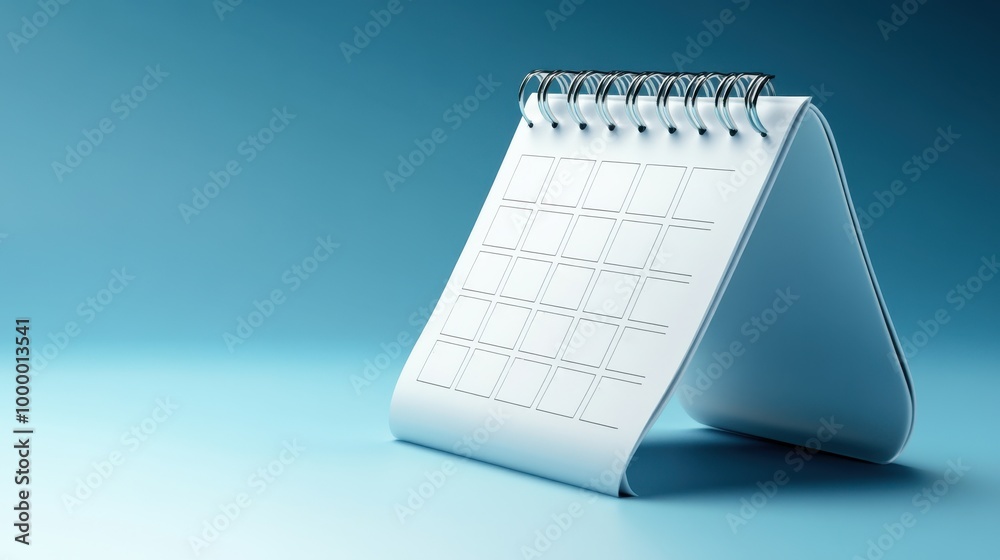 Editable Calendar Template for Easy Planning Stock Illustration | Adobe ...