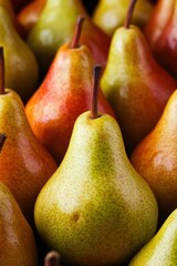 Wall Mural - Seamless background of fresh pear