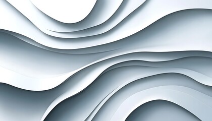 Wall Mural - Abstract Wavy Paper Background Design