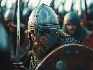 Viking Battle Scene