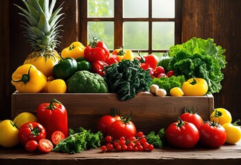 vibrant collection fresh produce displayed safe storage tips maximizing freshness flavor, fruits, vegetables, arrangement, color, variety, health, nutrition