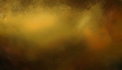 Wall Mural - dark golden grungy background or texture