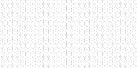 Wall Mural - Pattern cube graphic art emboss futuristic hexagon polygon abstract square element surface digital honeycomb style football and tile grid background.