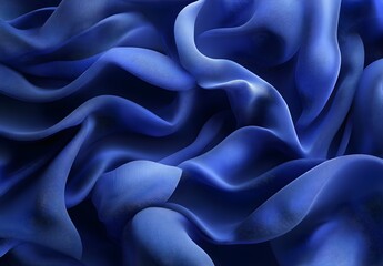 Wall Mural - Abstract Blue Fabric Texture