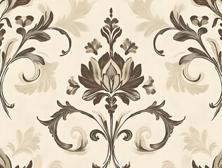 Sticker - Elegant Floral Pattern