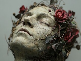 Poster - Withered Beauty: A Sculptural Exploration of Life and Death