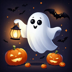 Sticker - Cute Ghost