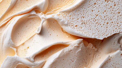 Wall Mural -  A tight shot of a cake, its surface adorned with pristine white frosting, and generously decorated with colorful sprinkles