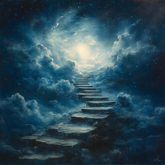 Wall Mural - stairway to heaven