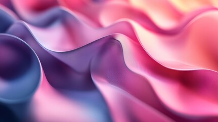 Wall Mural - Abstract Gradient Waves