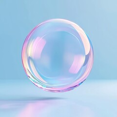 Poster - Modern abstract fluid shape, liquid glass stylized frame, 3D illustration
