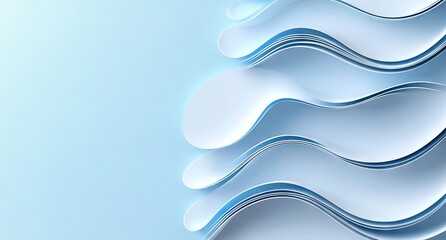 Poster - Illustration with blue abstract texture, suitable for advertising, website backgrounds, and cover designs.