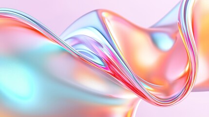 Glass 3D Object abstract wallpaper background